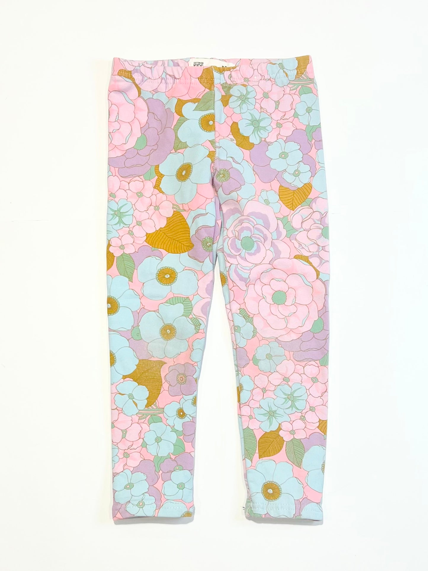 Floral toasti leggings - Size 4