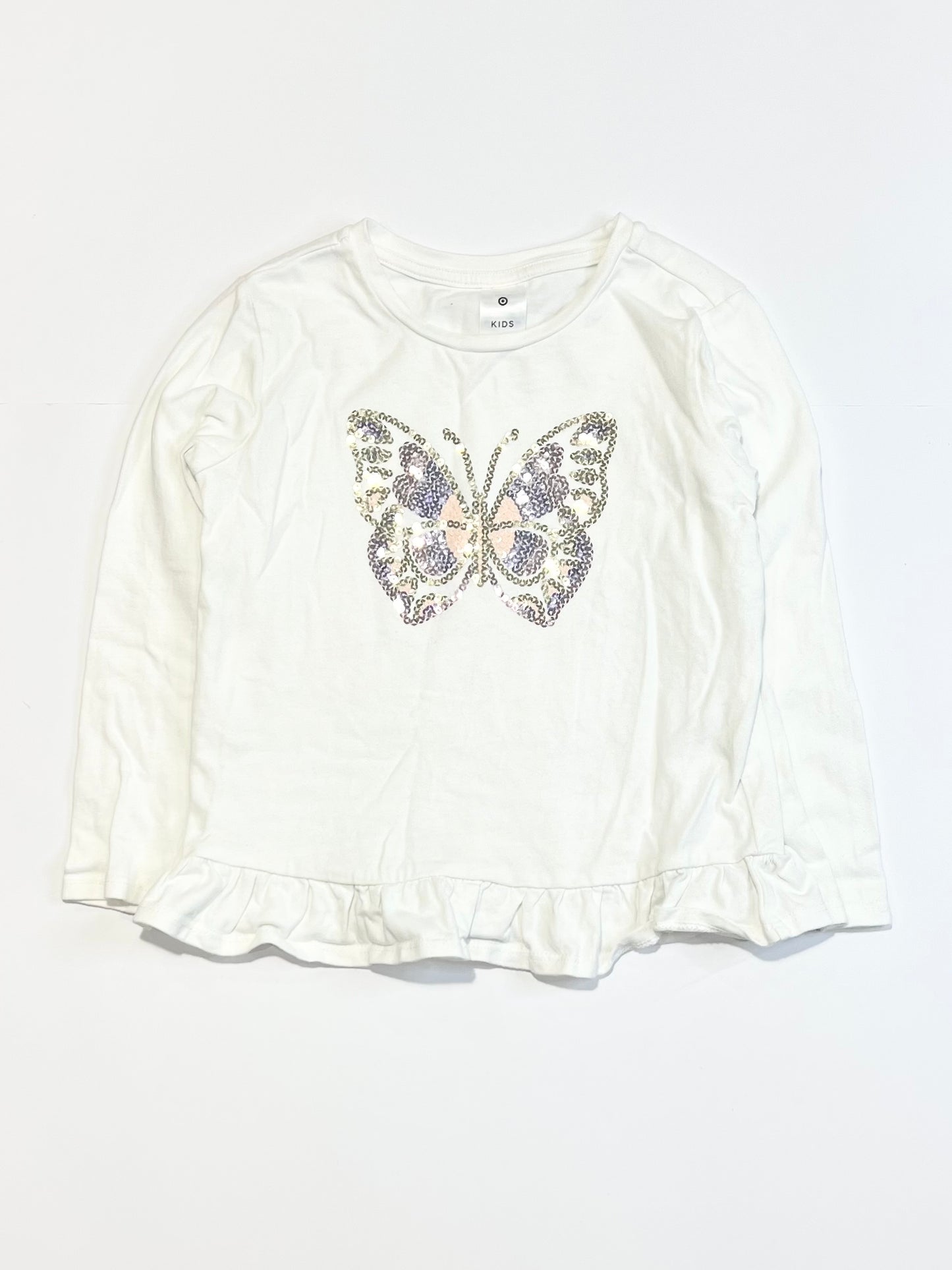 Sequined butterfly top - Size 4