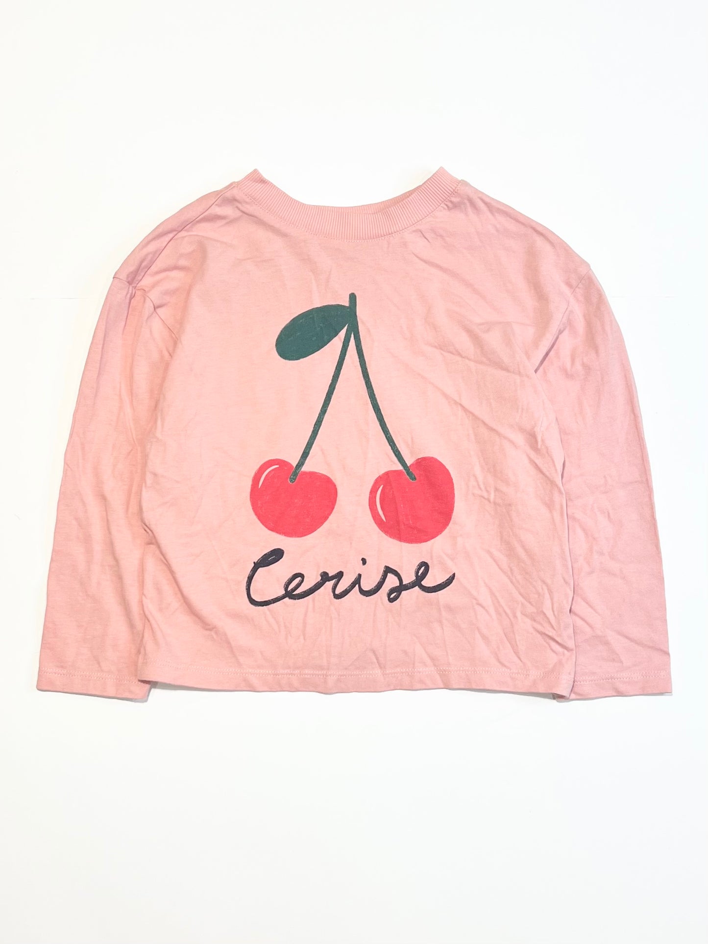 Pink cherry top - Size 4
