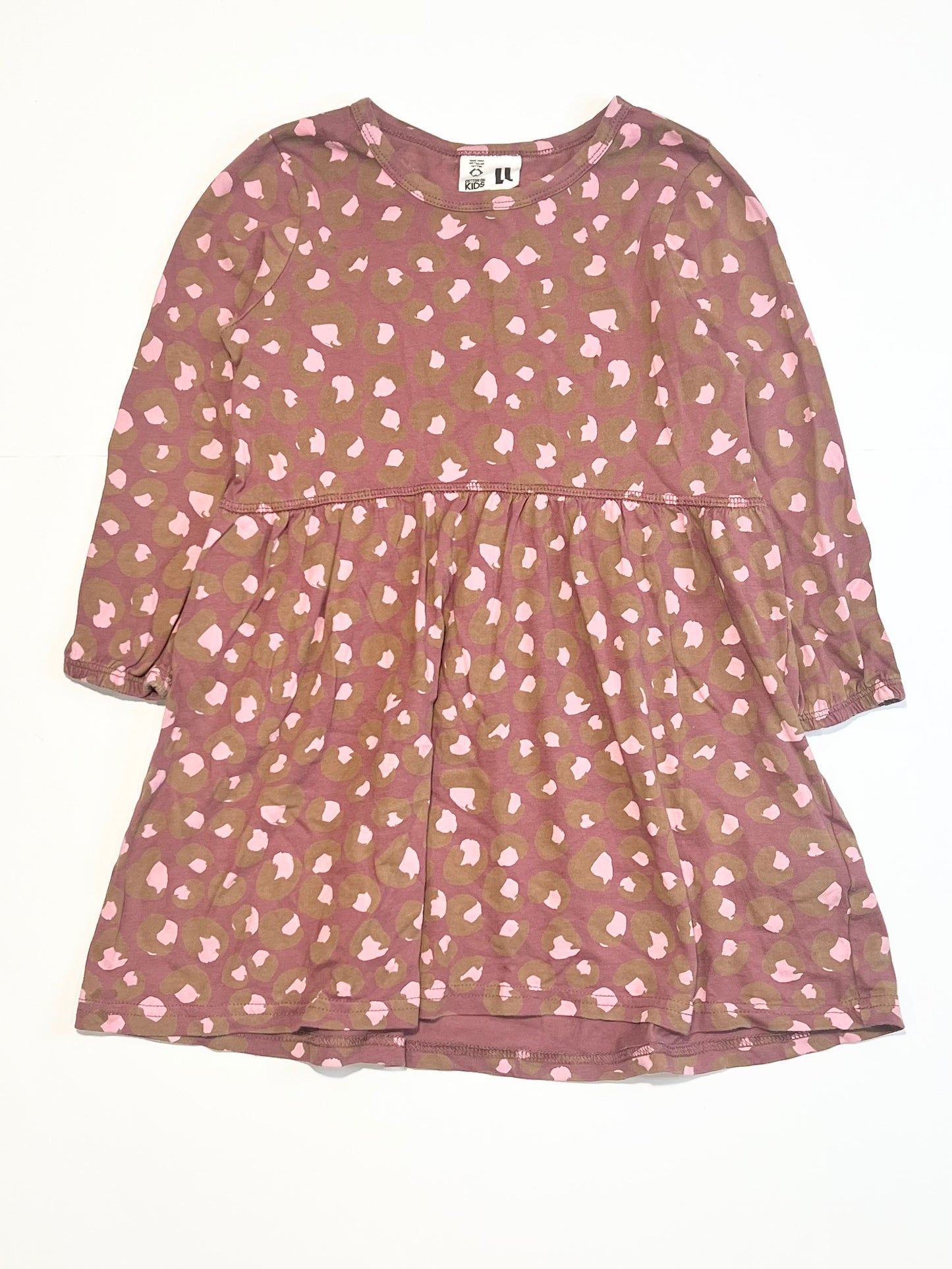 Animal print jersey dress - Size 4