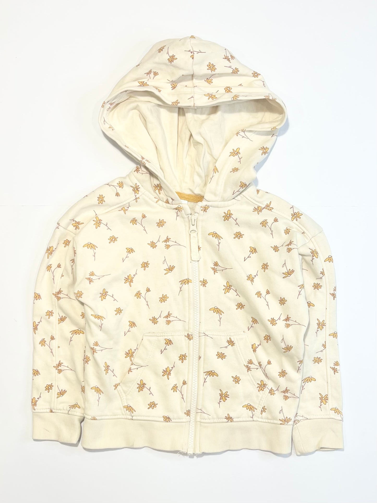 Floral zip hoodie - Size 4