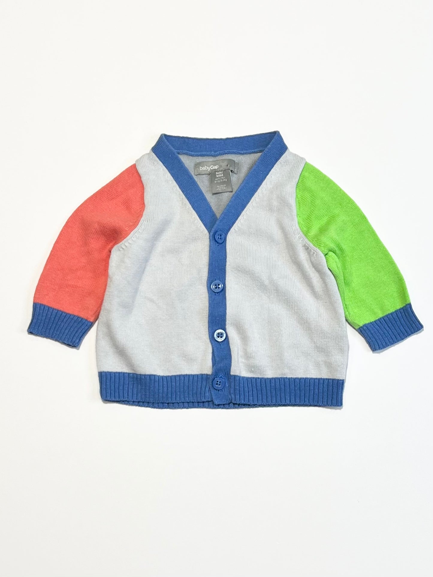 Block colour cardigan - Size 00000