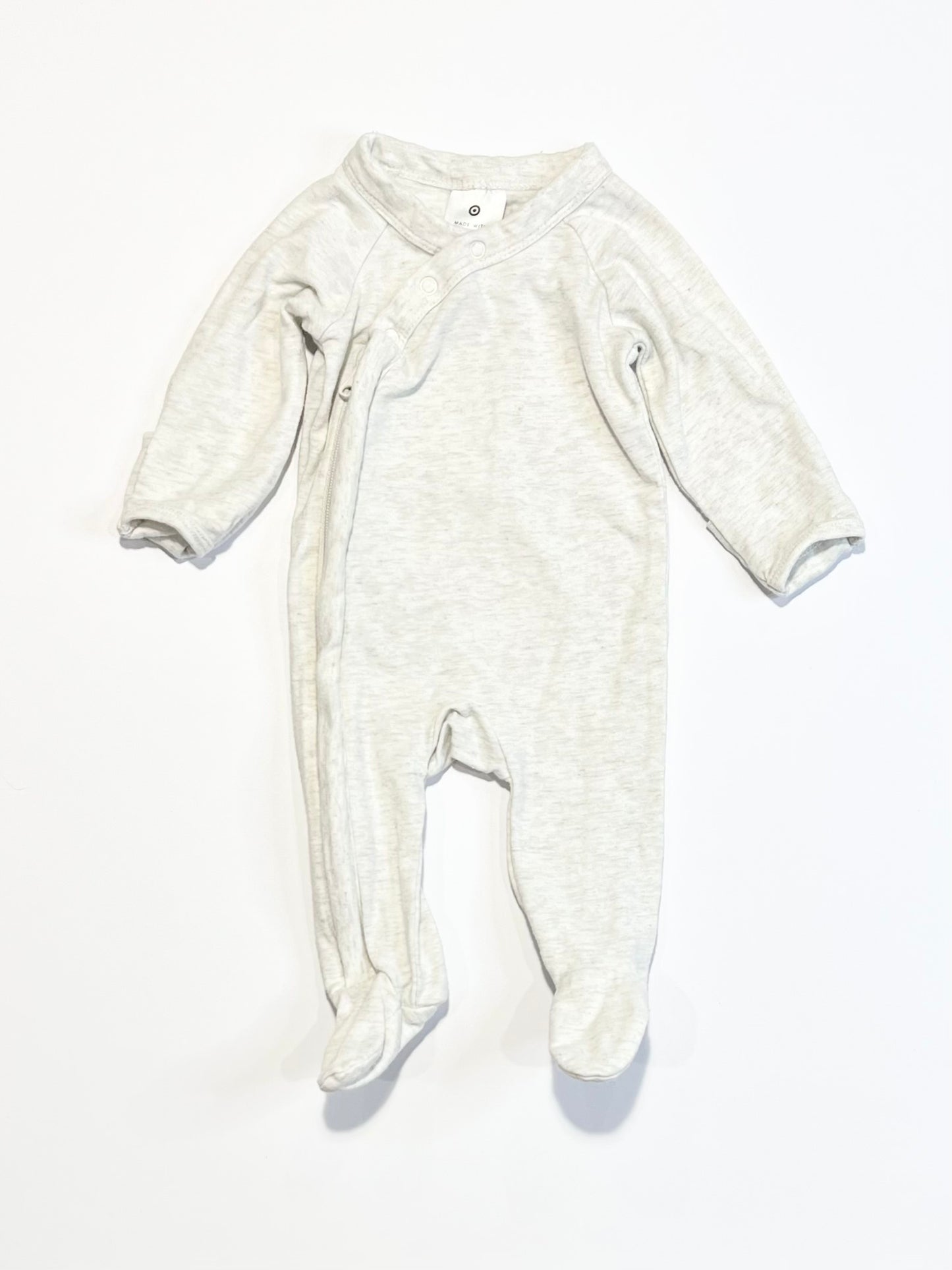 Oat zip onesie - Size 00000