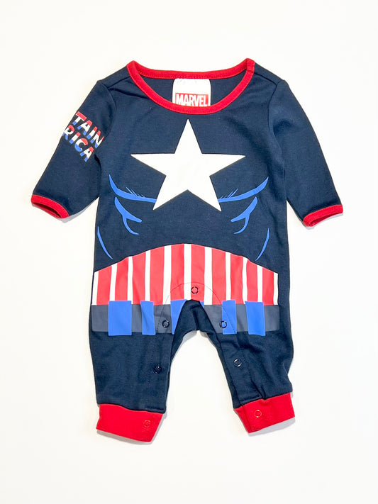 Captain America onesie - Size 00000