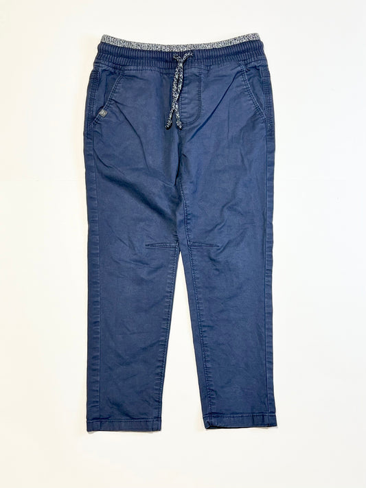 Navy pull-on chinos - Size 3