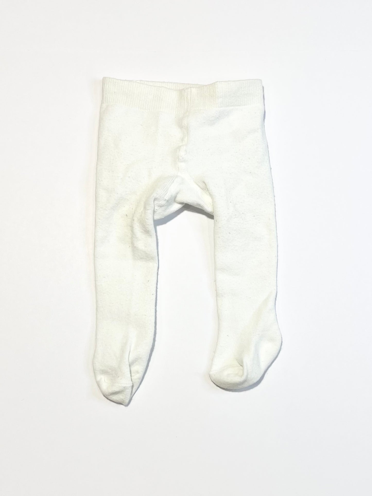 White ruffle tights - Size 0000