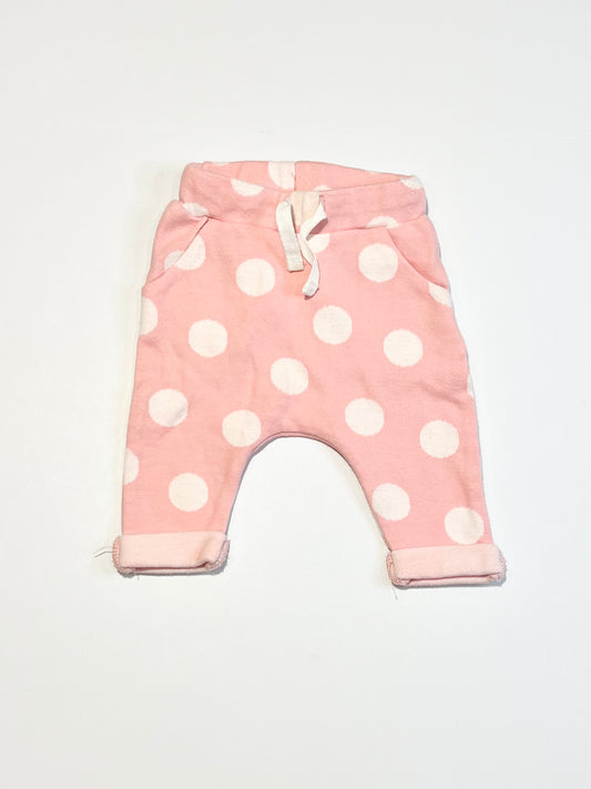 Pink spotty pants - Size 0000