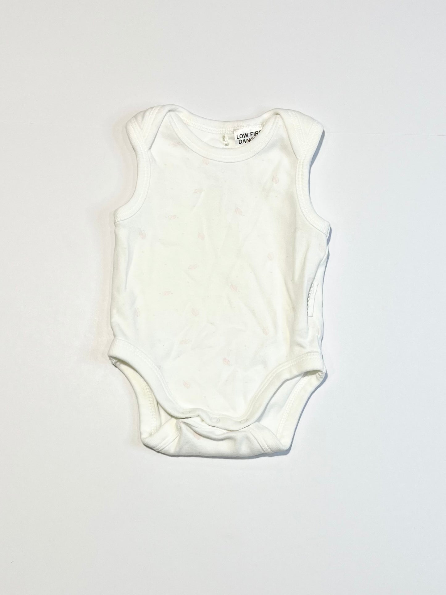 Pink leaf bodysuit - Size 0000