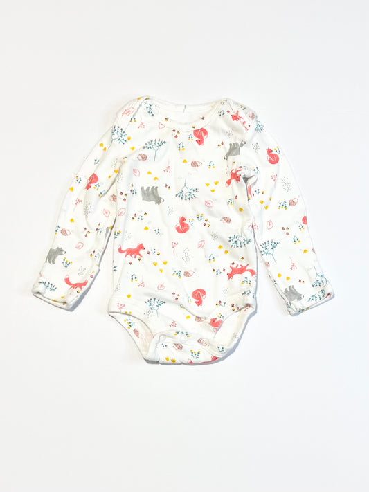 Ribbed animals bodysuit - Size 0000