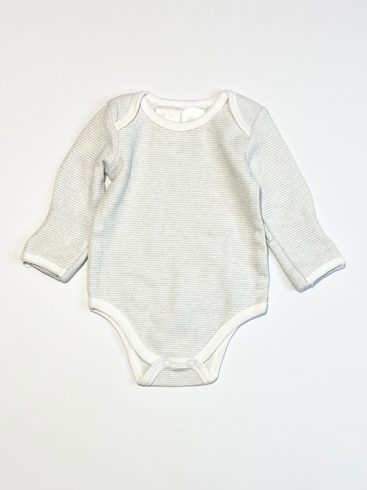 Silver sparkle bodysuit - Size 0000