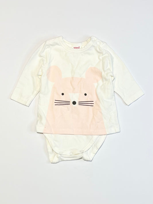 Pink mouse bodysuit - Size 0000