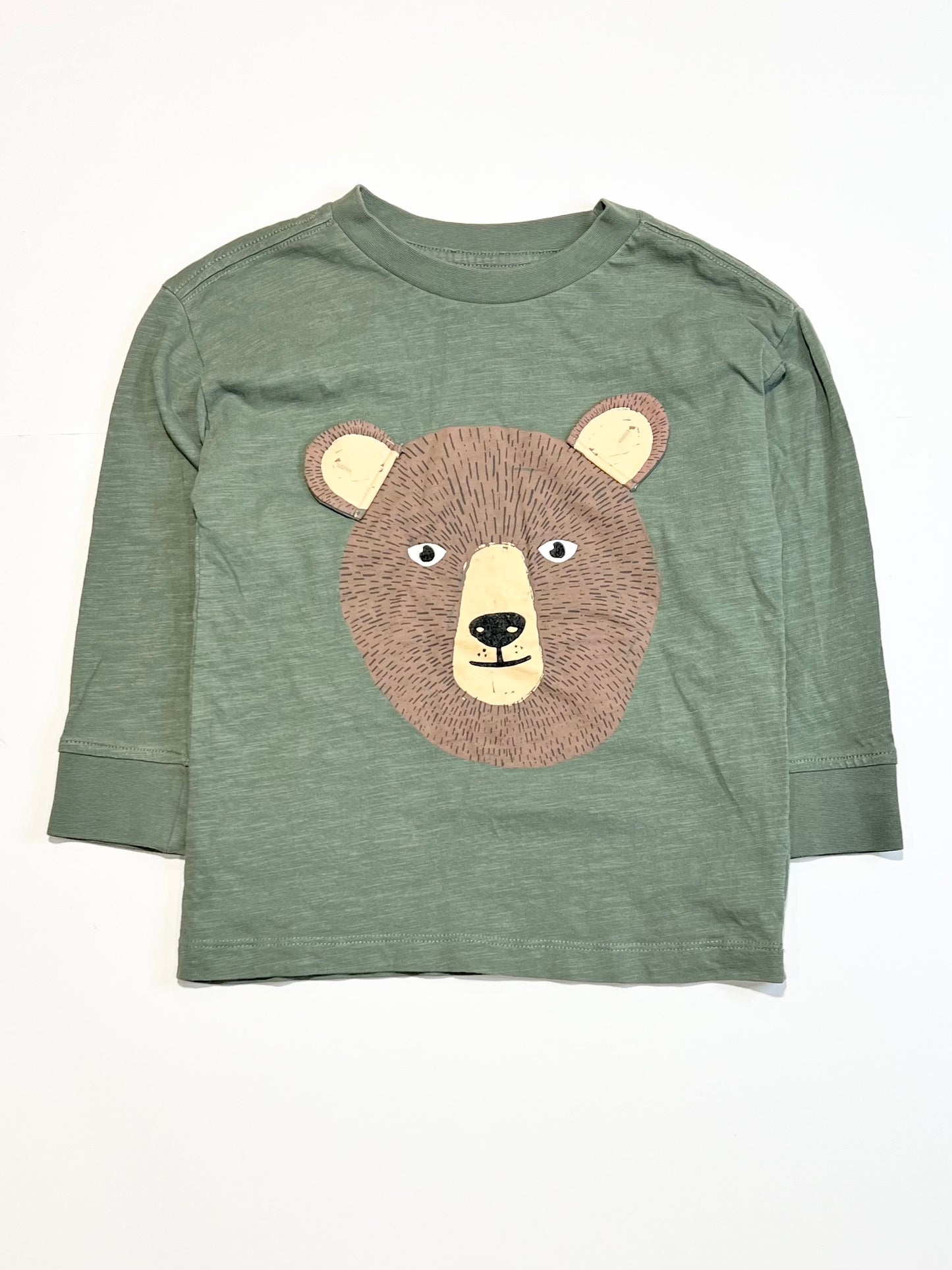 Green bear top - Size 3
