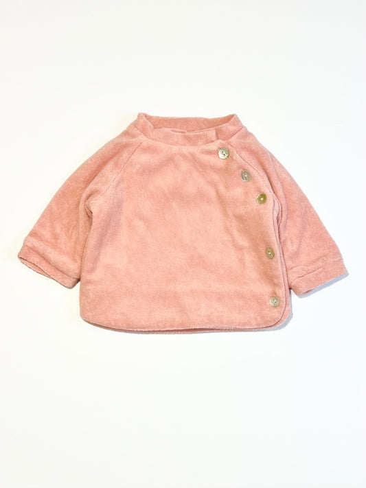 Pink terry jacket - Size 0000