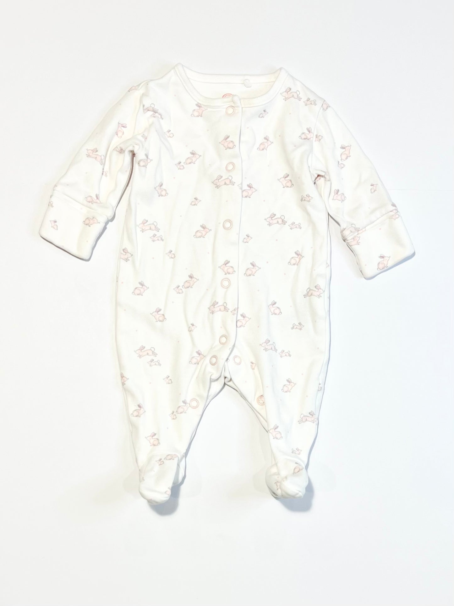 Pink bunny onesie - Size 0000