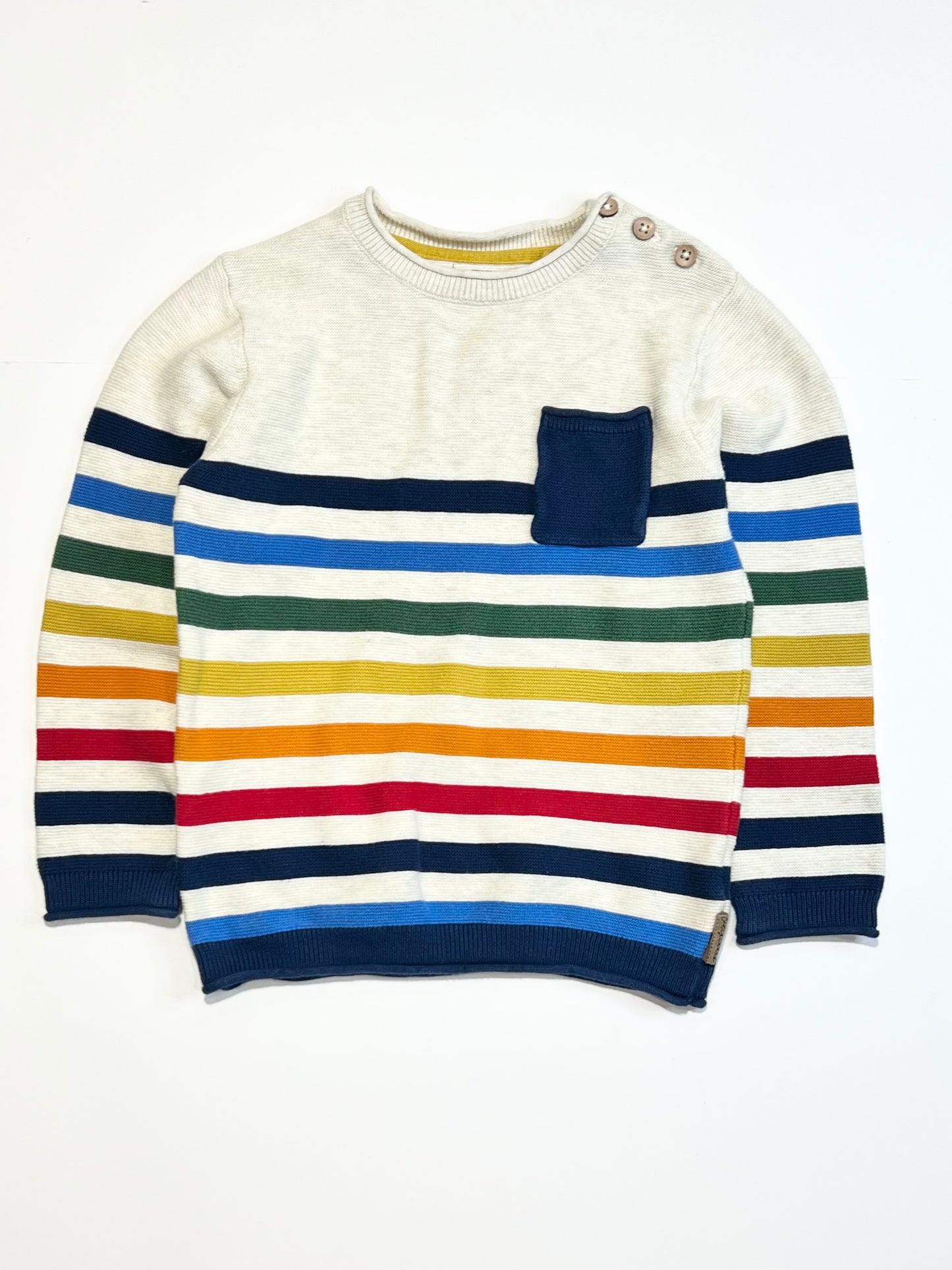 Striped knit jumper - Size 3-4