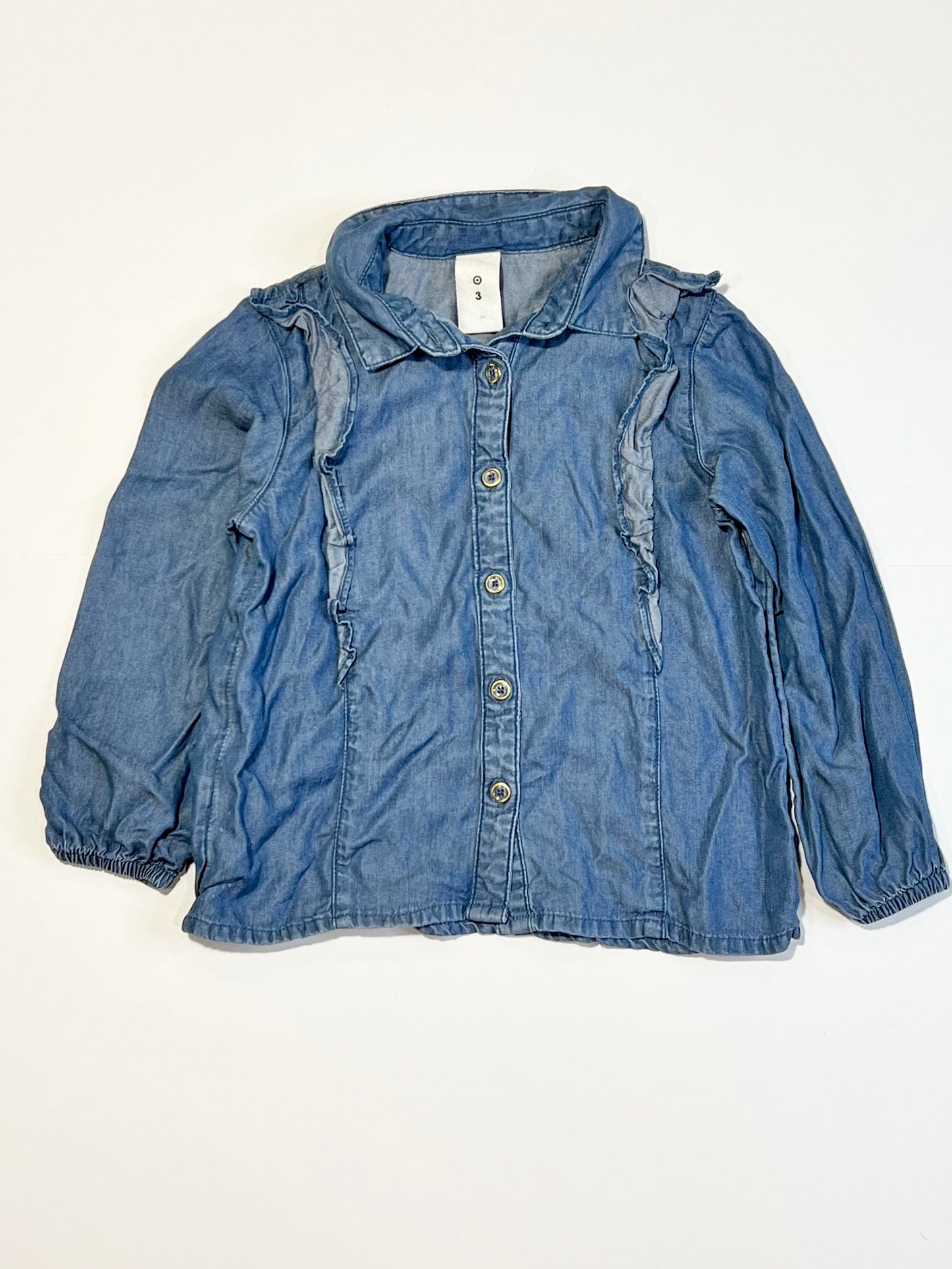 Lyocell ruffle shirt - Size 3