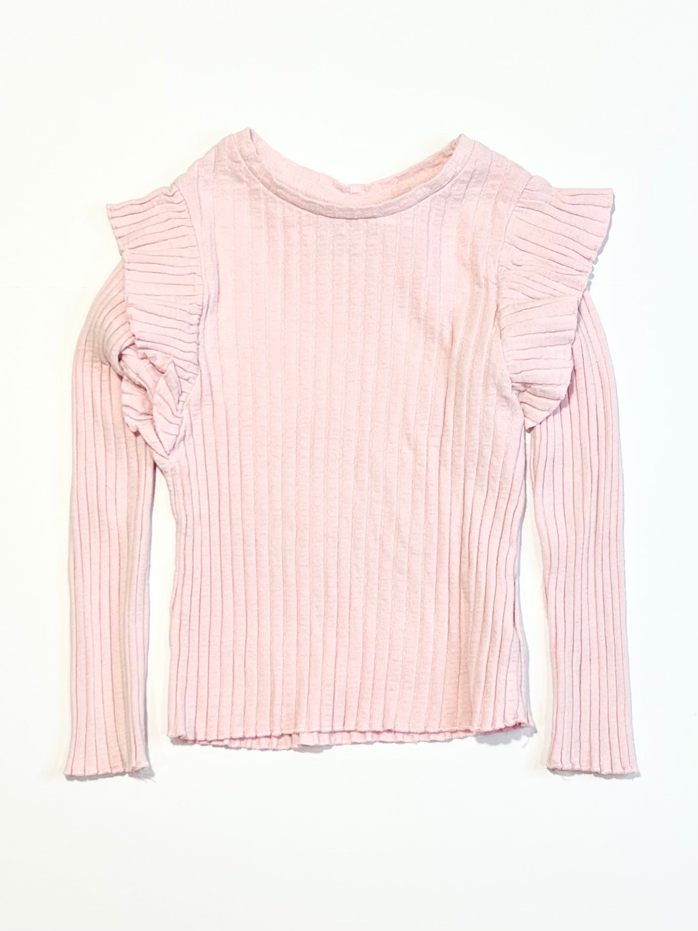 Ribbed ruffle top - Size 3