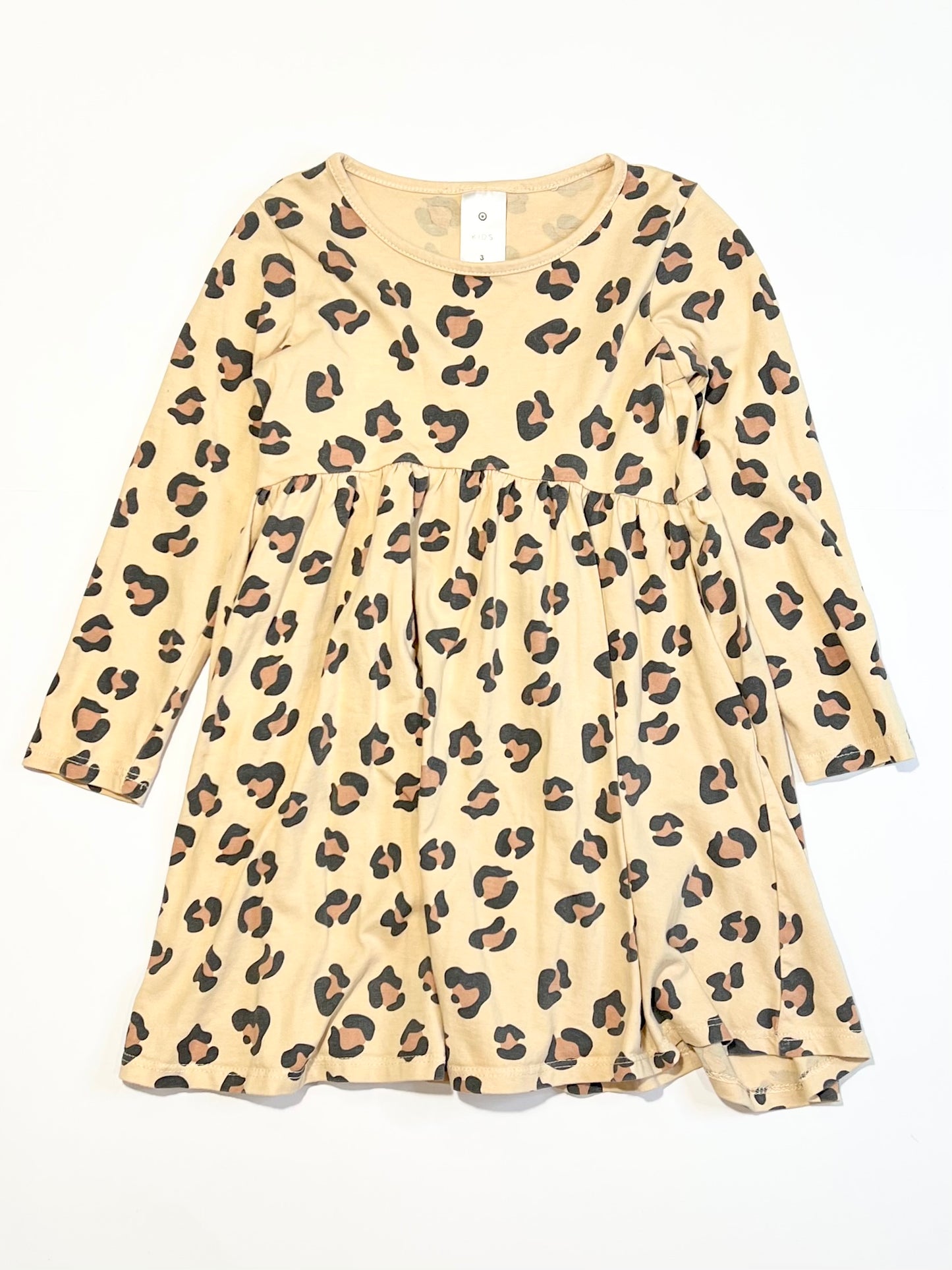 Jersey animal print dress - Size 3