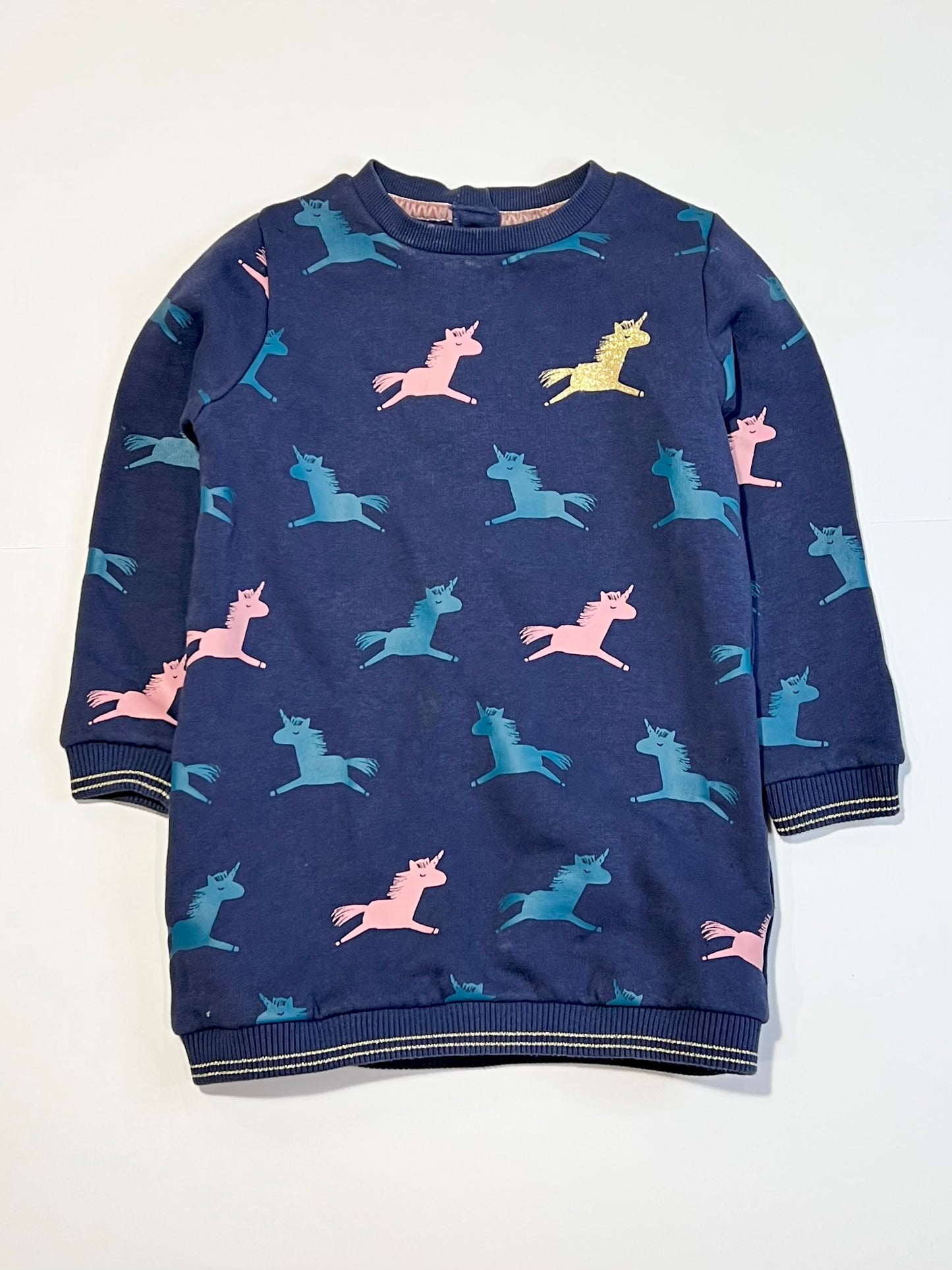 Unicorn sweater dress - Size 3-4
