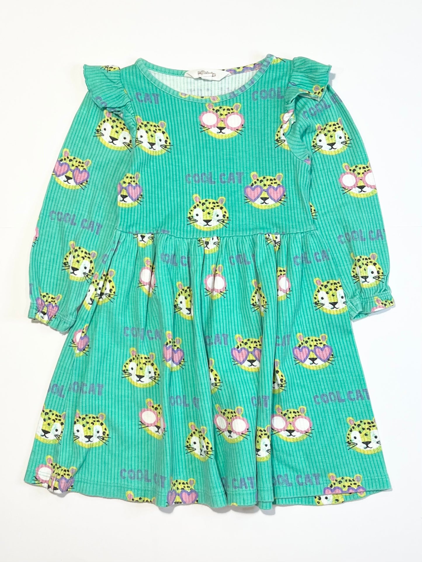 Ribbed cool cat dress - Size 3
