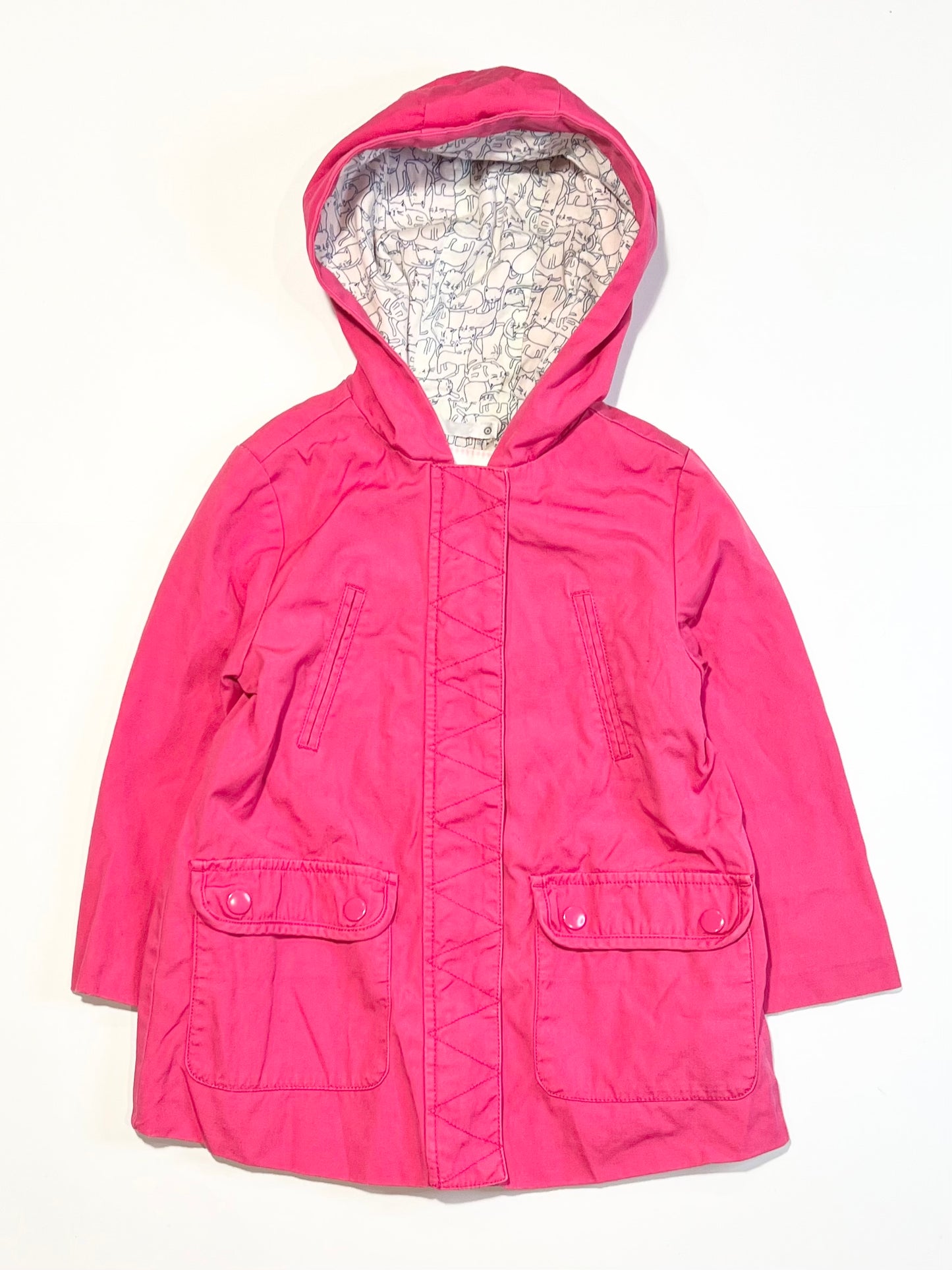 Pink cotton jacket - Size 3