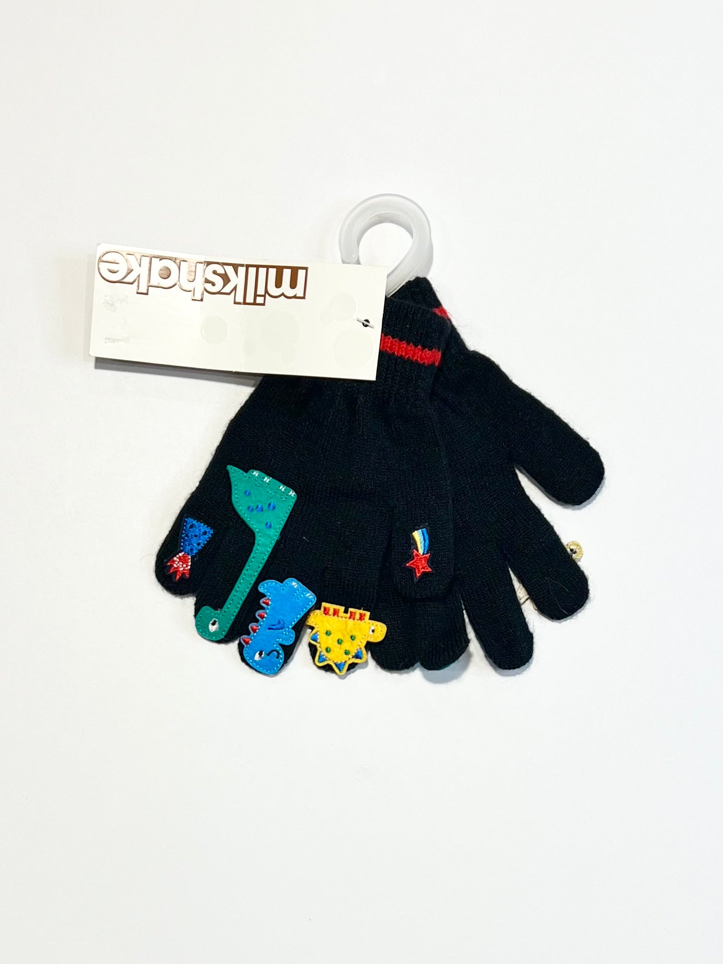 Dinosaur knit gloves brand new - One size