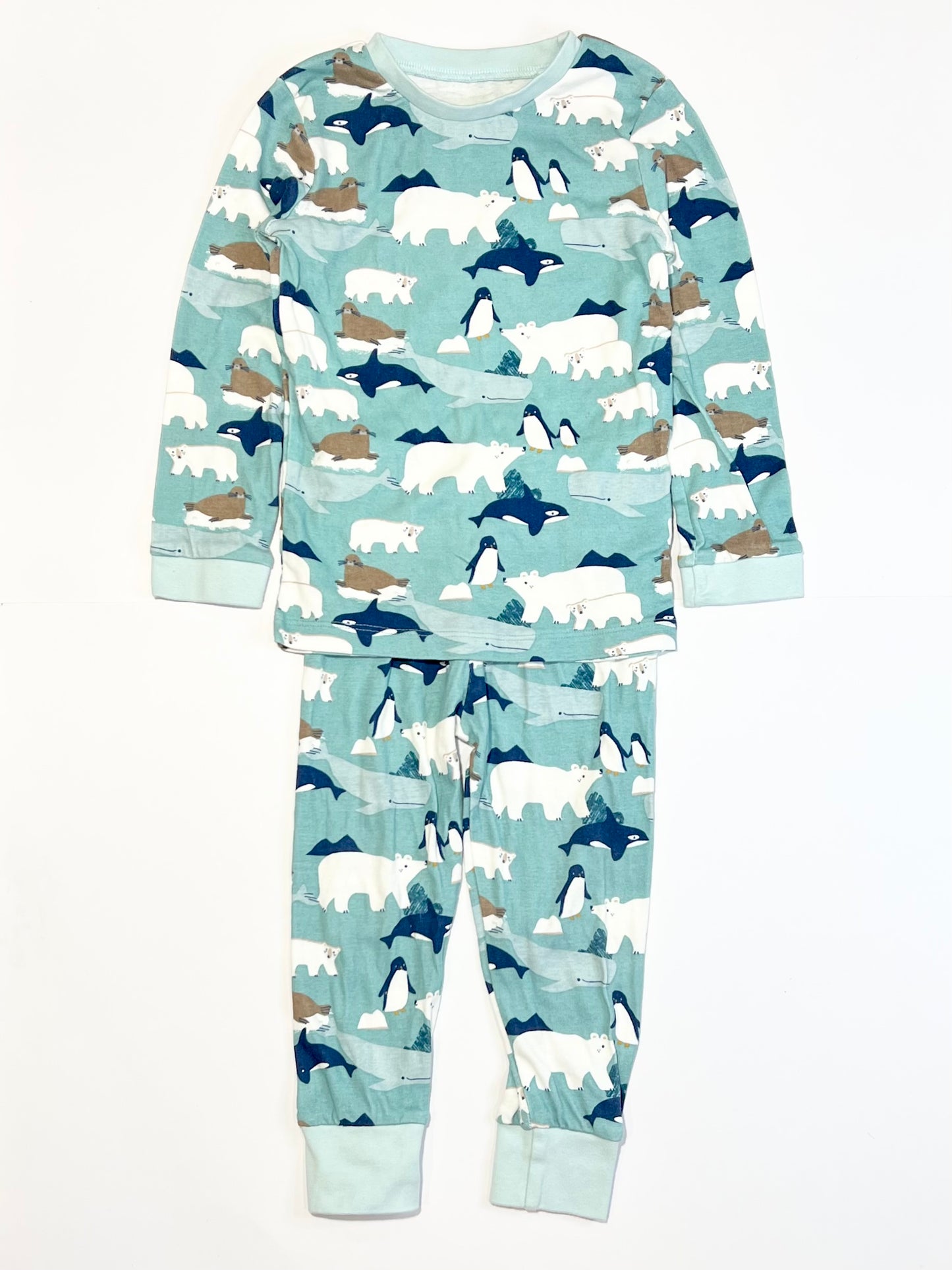 Ribbed animals pyjamas - Size 2-3