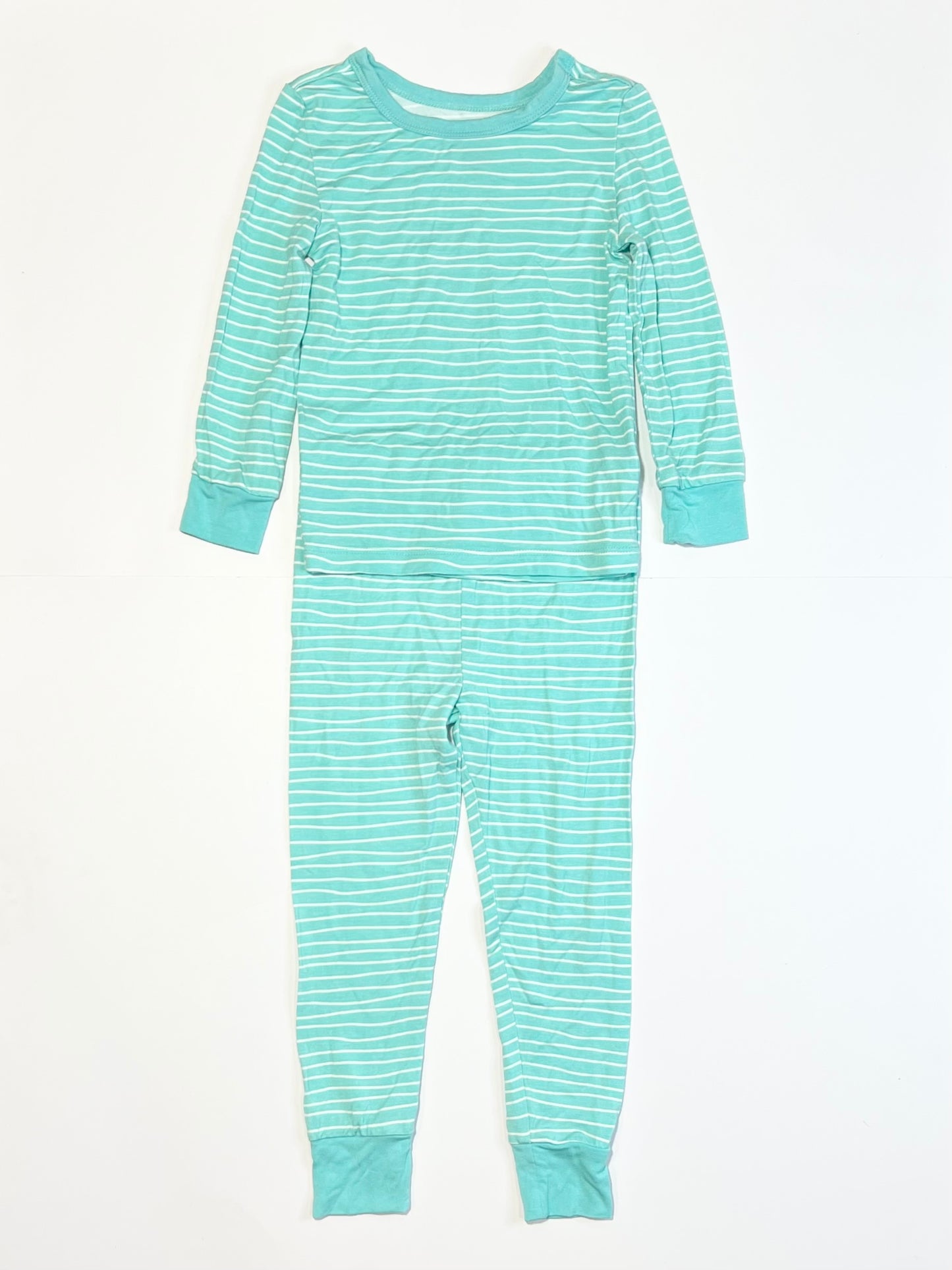 Striped bamboo pyjamas - Size 2