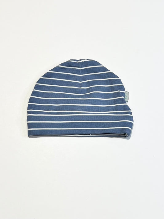 Striped beanie - Size 3-6 months