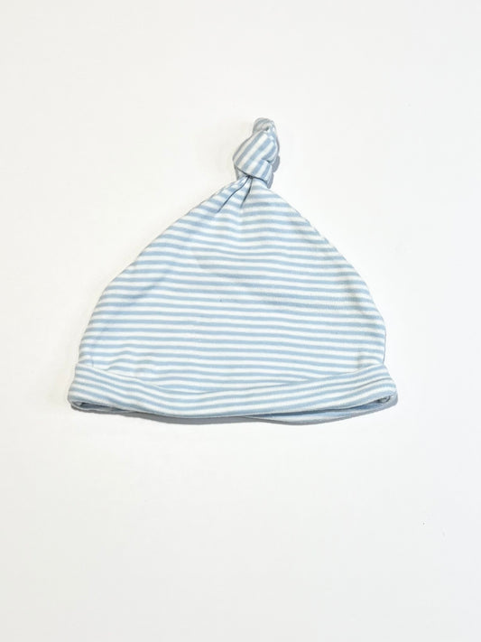Striped beanie - Size 3-6 months