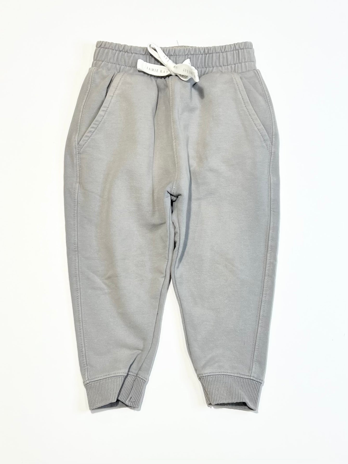 Grey jersey pants - Size 2