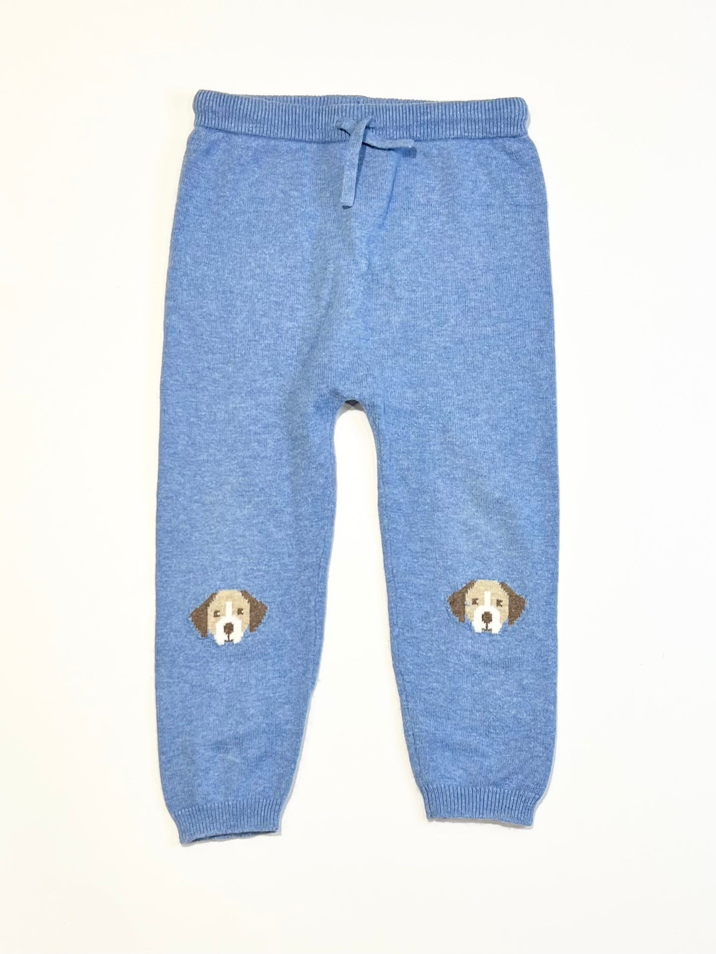 Blue knit pants - Size 2