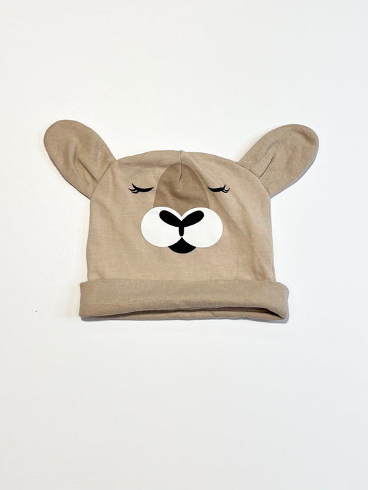 Kangaroo beanie - Size 0-6 months