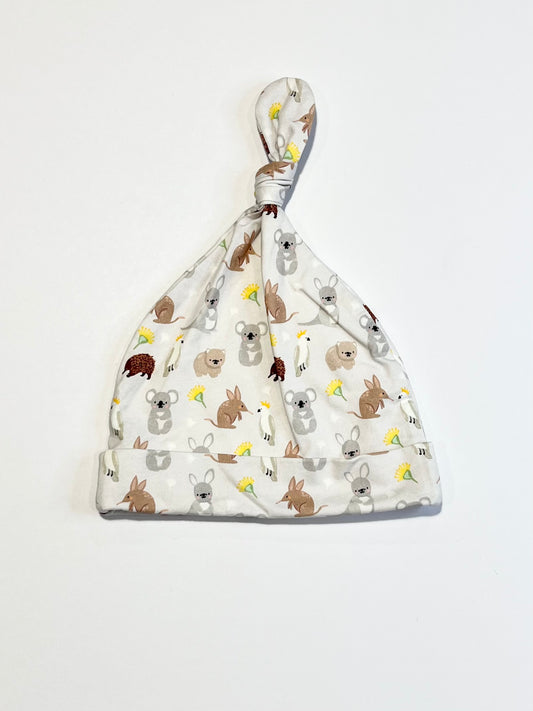 Aussie animals beanie - Size 1-2 years