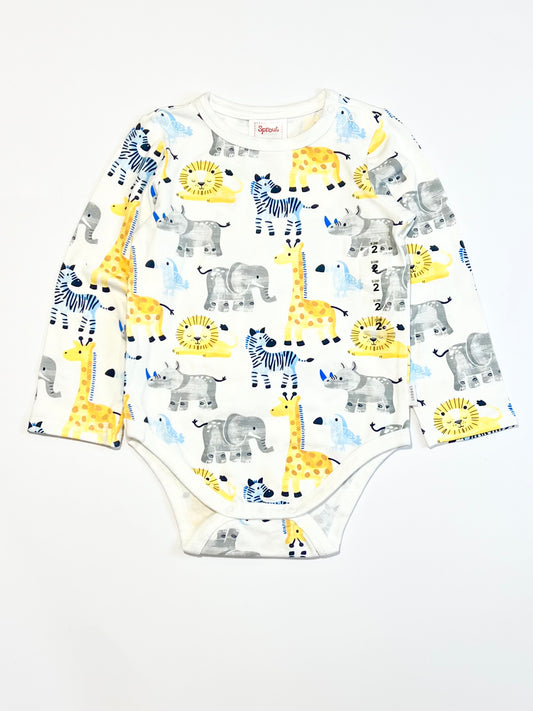 Animals bodysuit brand new - Size 2