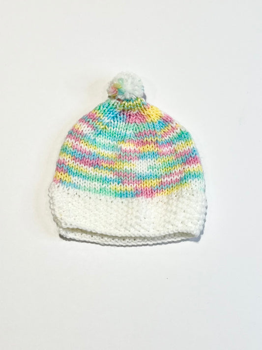 Handmade beanie - Size 0-3 months