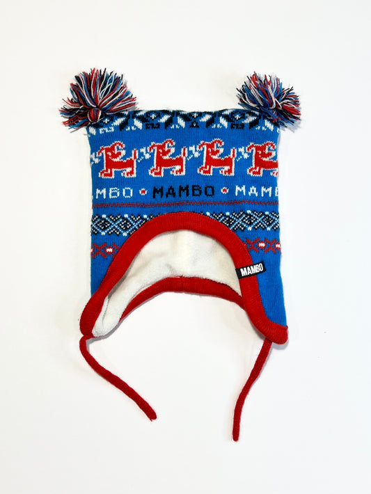 Blue dogs beanie - Size 2-3 years
