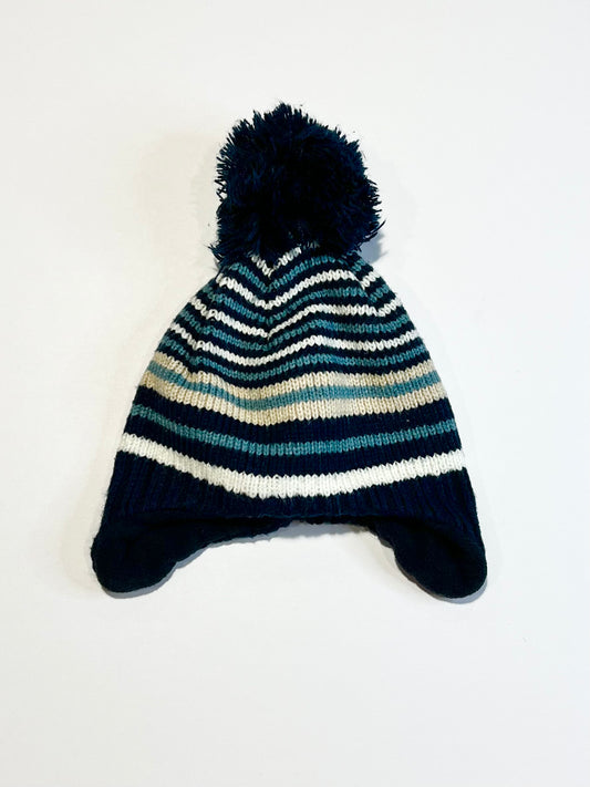 Striped beanie - Size 2-3 years