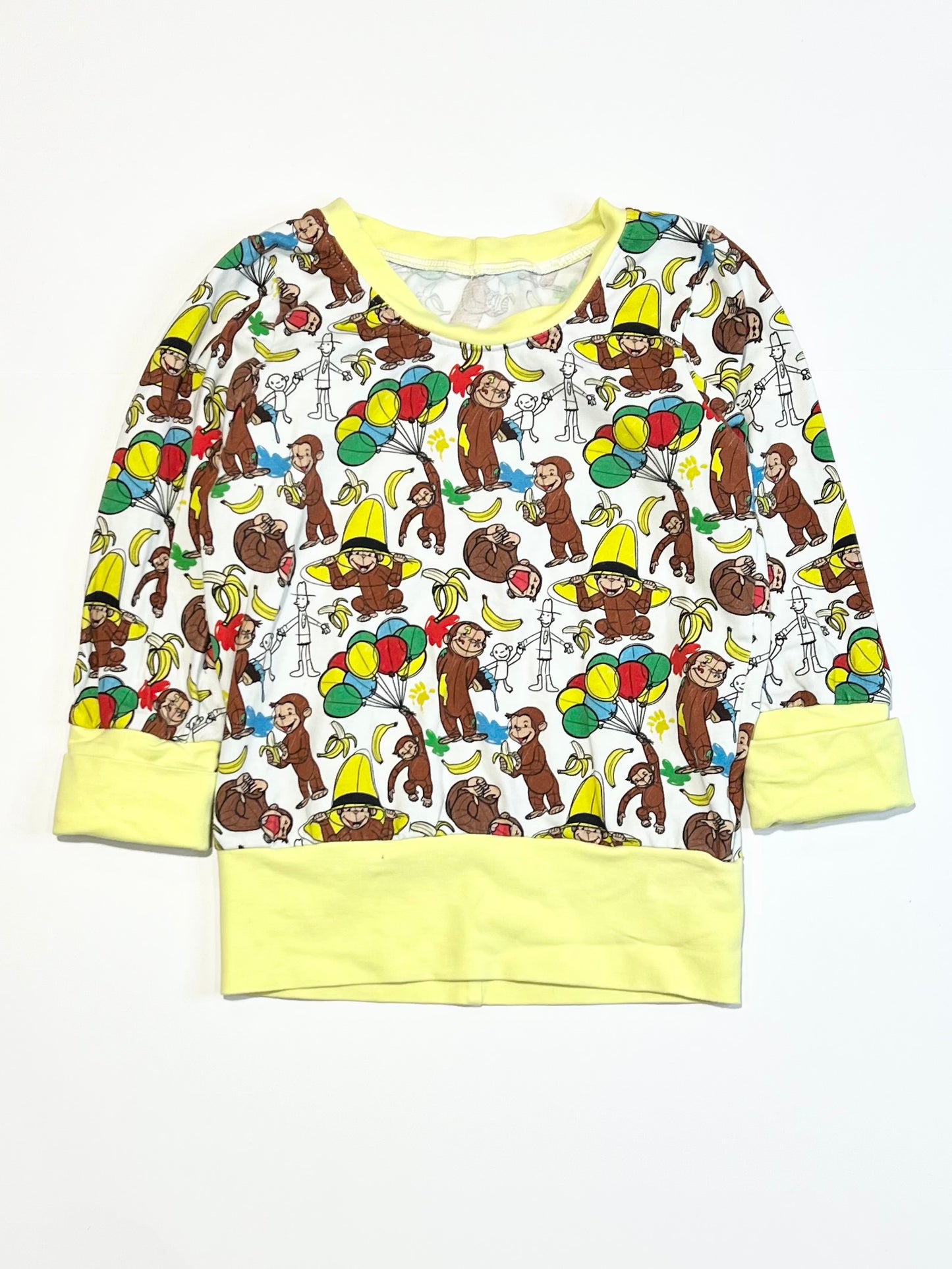 Curious George top - Size 1-3 years