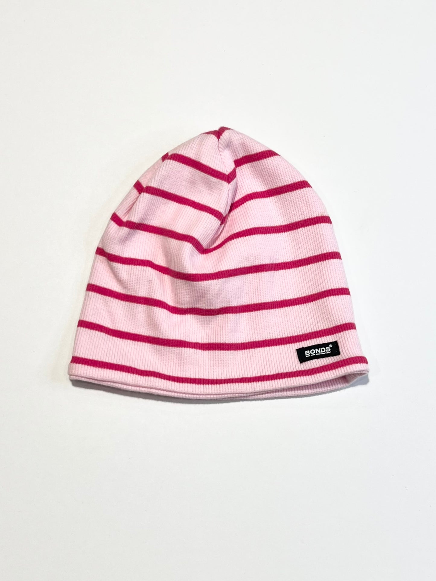 Ribbed striped beanie - Size medium