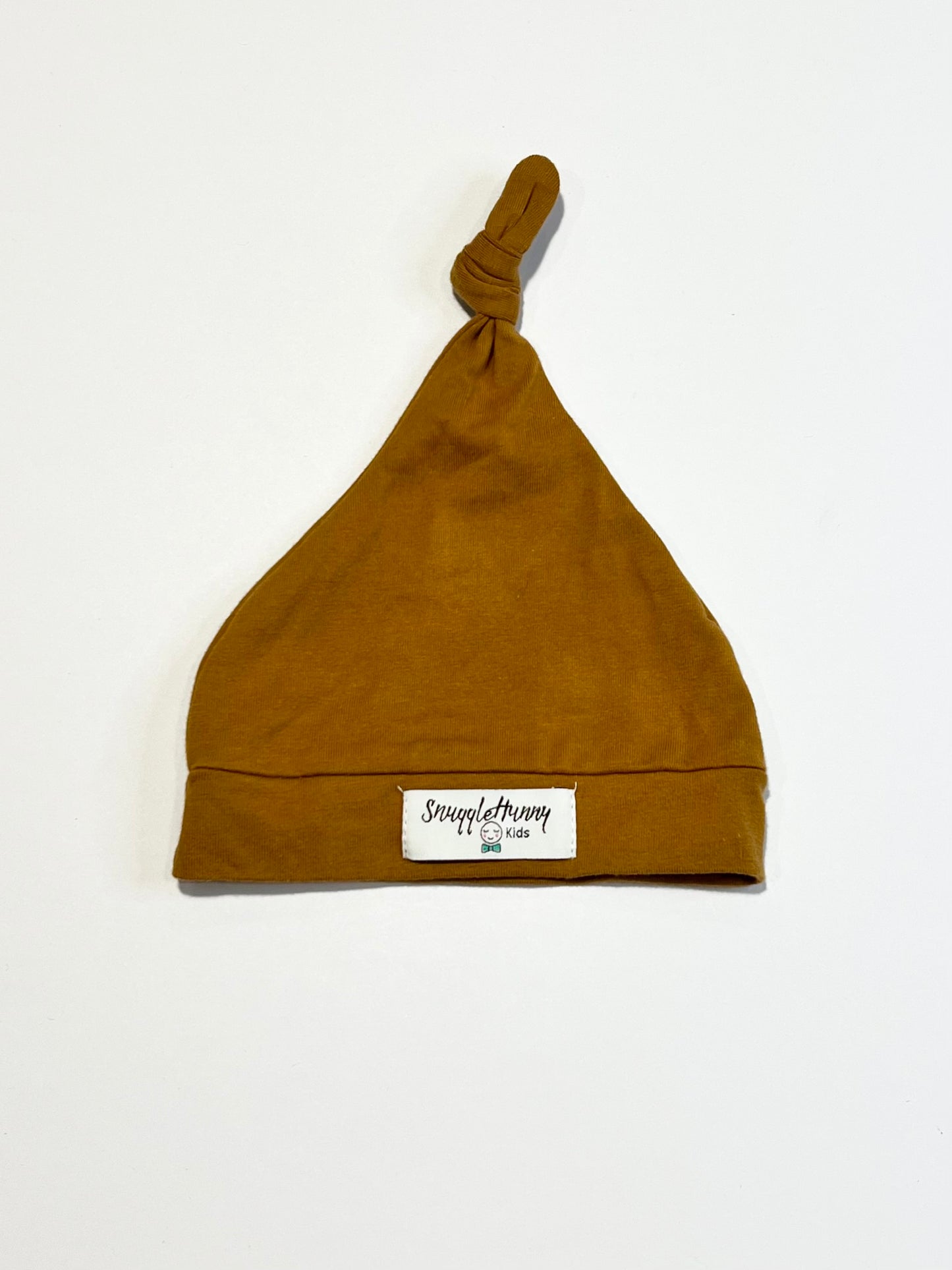 Organic knotted beanie - Size 0-6 months