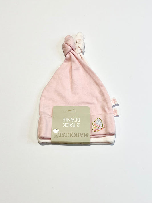 2-pack beanies brand new - Size small