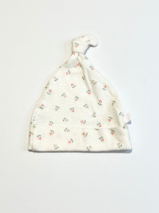 Spotty floral beanie - Size large