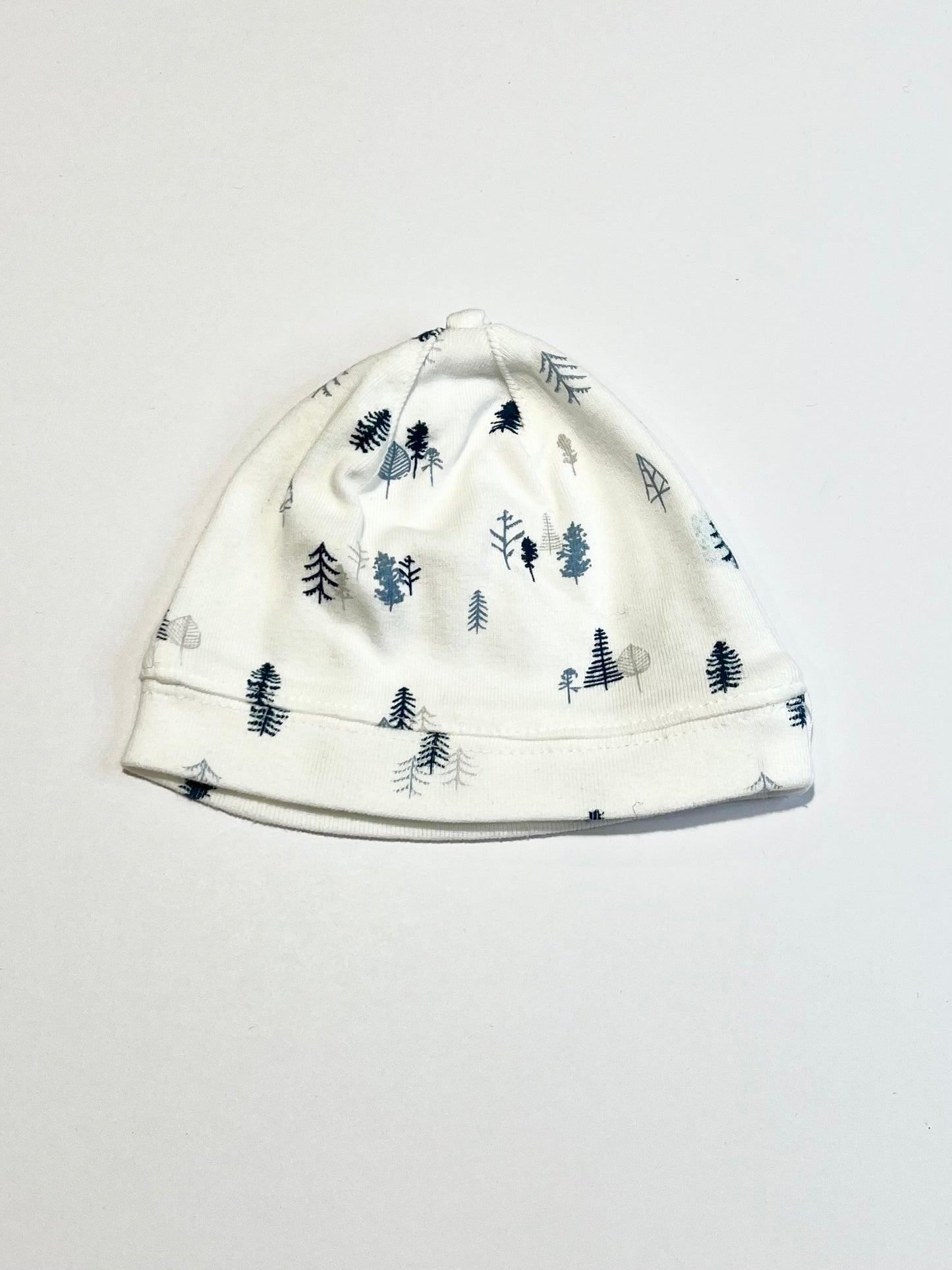 Ribbed trees beanie - Size 3-9 months