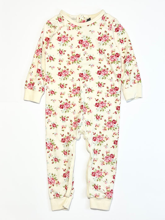 Floral onesie - Size 2