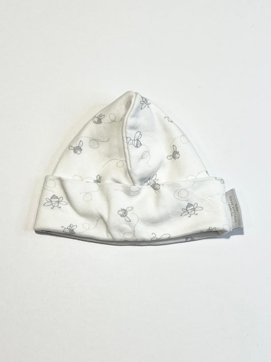 Buzy bees beanie - Size 0-6 months