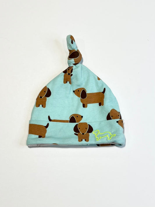 Puppies beanie - Size 0-3 months