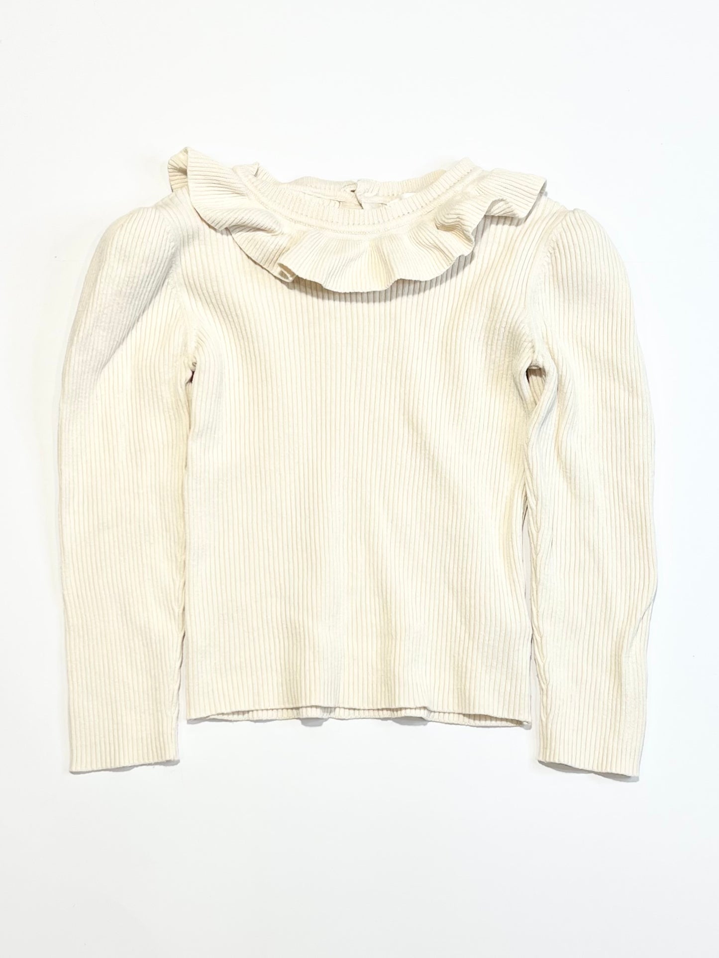 Ribbed collared top - Size 2-3