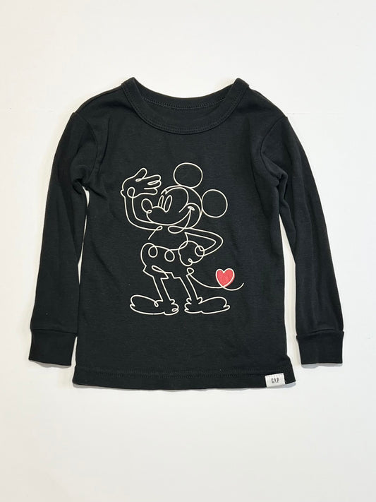 Ribbed Mickey top - Size 2