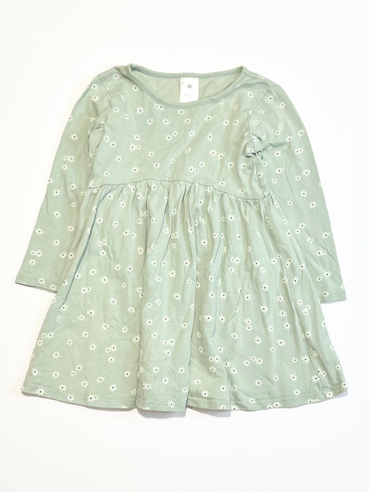 Floral jersey dress - Size 2